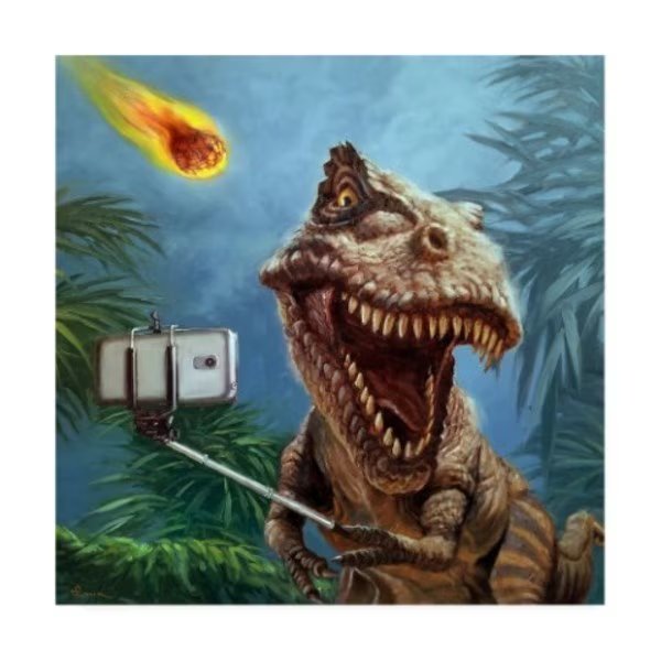 Lucia Heffernan 'Last Selfie' Canvas Art, 35x35, Trademark Fine Art, Mfr#: IC01526-C3535GG